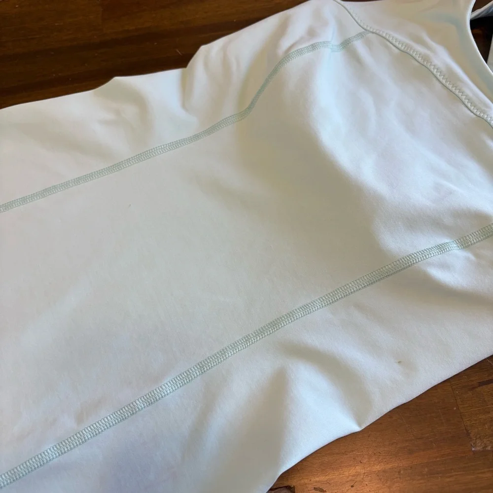 Lululemon Hot Hitter Dress Aquamarine Mint Tennis Active Criss Cross Back XS 0 - Picture 8 of 10
